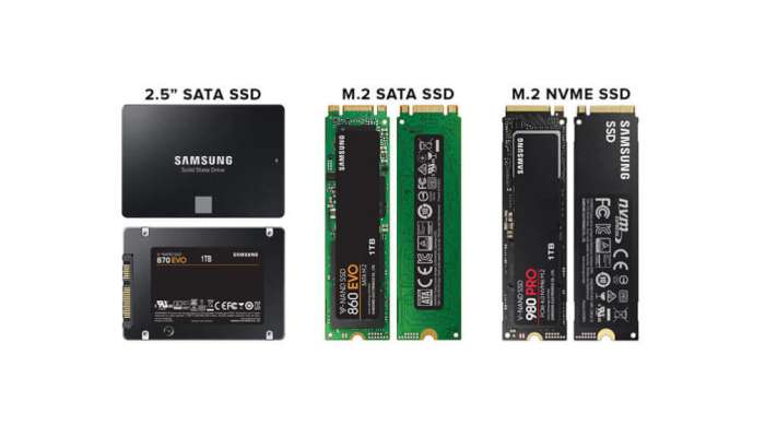 NVMe vs M2 SATA vs SATA SSD