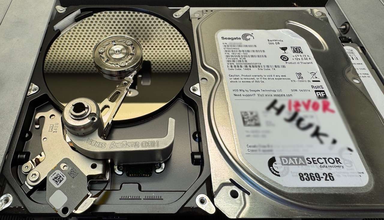 Spašavanje podataka sa starijeg Seagate diska – kada milimetri odlučuju o uspjehu